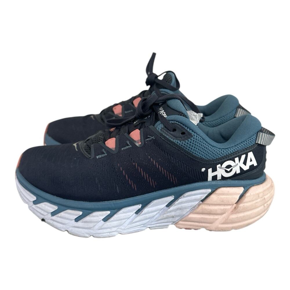 Hoka One One Gaviota 3 Road Running Shoes Lightweight Ombre Blue Women Sz 9D